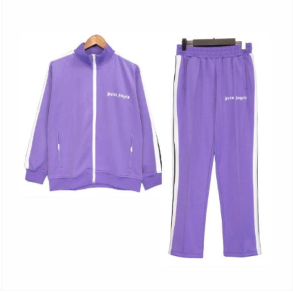 PALM ANGELS MEN'S FULL TRACKSUIT SET HOODIE & PANTS - All Sizes - All Colors - Picture 15 of 15